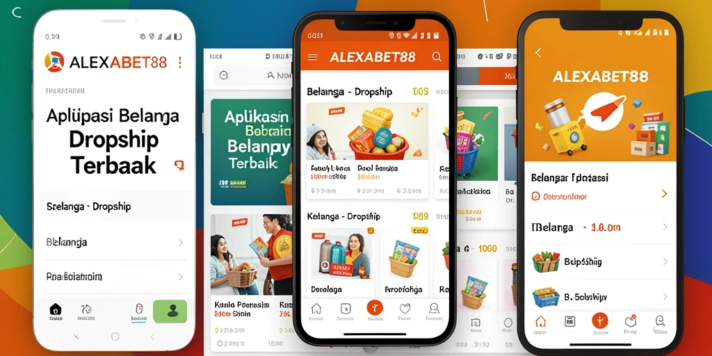 Antarmuka ALEXABET88 yang mudah digunakan untuk belanja Dropship.