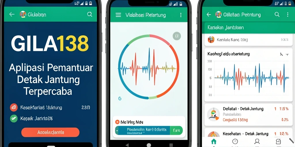 Tampilan antarmuka GILA138 yang intuitif untuk detak jantung.