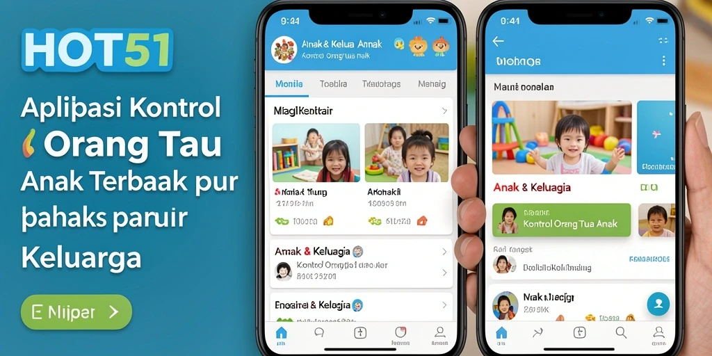 Antarmuka HOT51 yang user-friendly untuk kontrol orang tua.