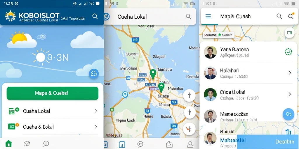 Tampilan antarmuka KOBOISLOT yang informatif dan intuitif.
