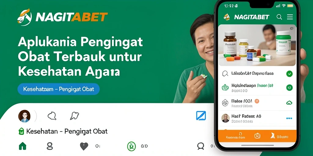 Antarmuka NAGITABET yang intuitif dan fungsional untuk pengingat obat.