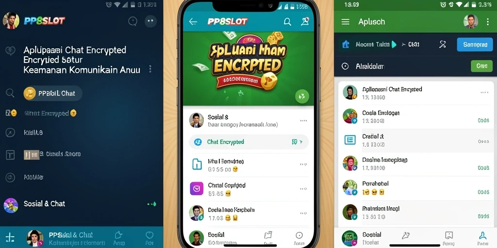 Antarmuka PP8SLOT yang sederhana dan aman untuk chatting.