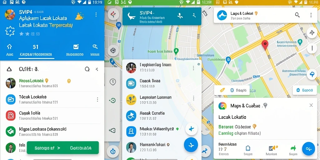 Tampilan antarmuka SVIP4 yang mudah digunakan untuk lacak lokasi.